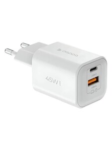 Сетевое зарядное устройство Deppa 11482 gan 2 порта