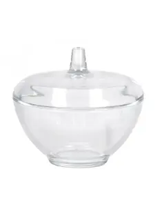 Стеклянная сахарница с крышкой ОСЗ 400 мл (с картой OZON, с бонусами продавца)