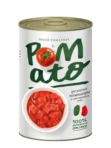 Помидоры резаные Pomato в с/с 400 г (с ВБ кошельком)