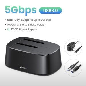 Док-станция UGREEN для SDD, HDD 2.5/3.5