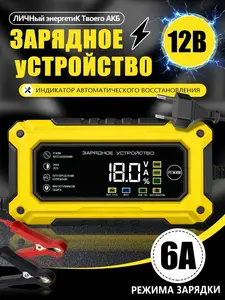 Зарядное устройство для аккумуляторов автомобиля и мотоцикла Mabike 12 (c Ozon картой)
