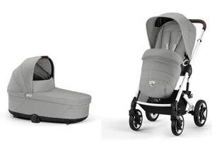 Коляска 2 в 1 Cybex Talos S Lux stone grey