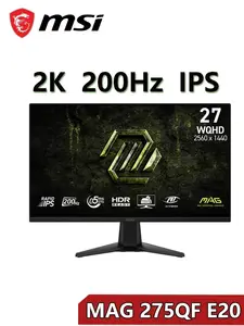 Монитор MSI MAG 275QF E20 2560x1440 200 Гц 0.5Ms 27" (с макс. кошельком, с подпиской)