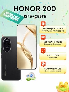 Смартфон HONOR 200 12/256 ГБ 