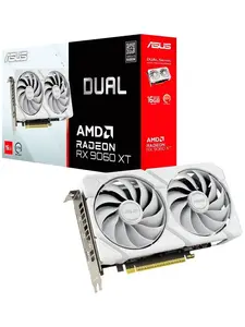 Видеокарта ASUS Radeon RX 9060 XT DUAL WHITE 16GB (ВБ кошелек + подписка)
