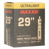 Велокамера Maxxis Ultralight 29x1.75/2.4 0.6mm, велонипель 48 мм