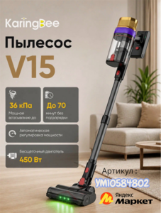 Моющий пылесос KaringBee V15, 36000 Па