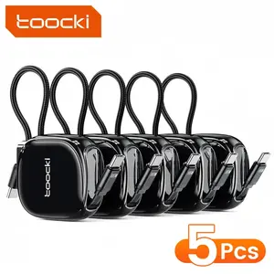 Кабель Toocki 100W USB-C на USB-C, 5 шт.