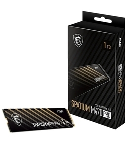 Накопитель SSD MSI SPATIUM M470 PRO, 1 ТБ, M.2 2280, S78-440L0J0-P (с ВБ кошельком)